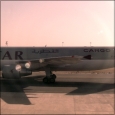 Qatar Cargo aircraft at Doha airport